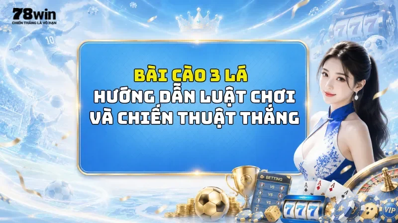 Bài Cào 3 Lá 78Win - Hướng Dẫn Luật Chơi Và Chiến Thuật Thắng