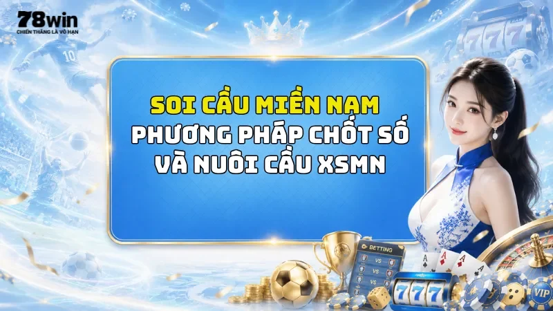 Soi Cầu Miền Nam 78Win - Phương Pháp Chốt Số Và Nuôi Cầu XSMN