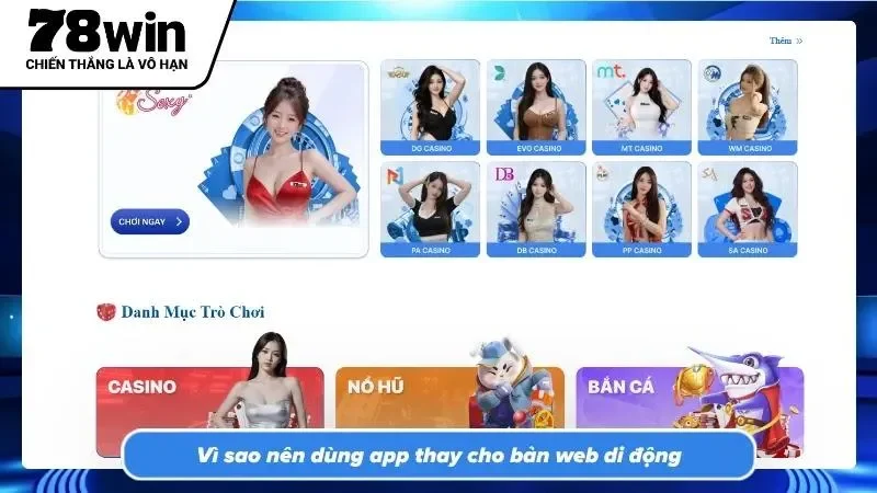 Giao diện được tinh chỉnh hoàn hảo cho các thao tác vuốt chạm